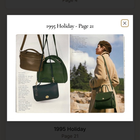 Vintage Coach Manor Dark Brown Leather Handbag - Picture 10 of 10